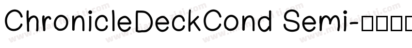 ChronicleDeckCond Semi字体转换